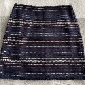 LOFT Striped Skirt